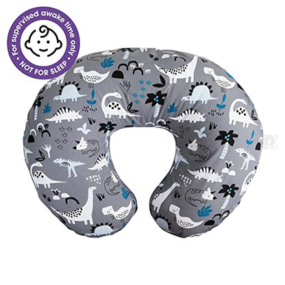 New Boppy Nursing Pillow Original Support (Gray Dinosaurs)