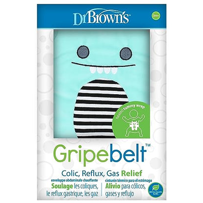 New Dr. Brown's Gripebelt for Colic Relief, Heated Tummy Wrap, Baby Swaddling Belt 3m+