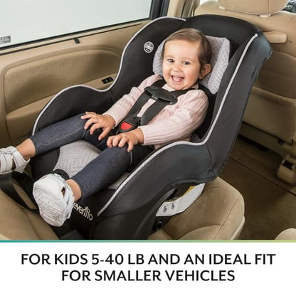 New Evenflo Tribute LX 2-in-1 Lightweight Convertible Car Seat, Travel Friendly (Neptune Blue)