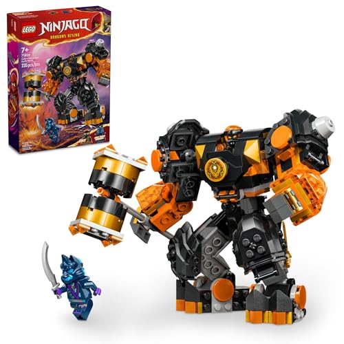 New LEGO NINJAGO Cole’s Elemental Earth Mech Mini Ninja Toy 71806