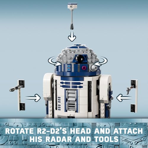 New LEGO Star Wars R2-D2 Brick Built Droid Figure 75379