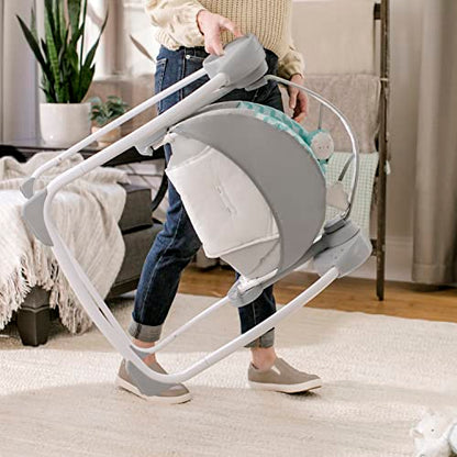 New Ingenuity: ity by Ingenuity Swingity Swing Easy-Fold Portable Baby Swing