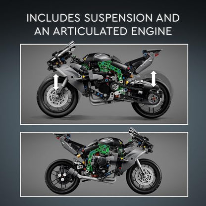 New LEGO Technic Kawasaki Ninja H2R Motorcycle Toy for Build and Display 42170