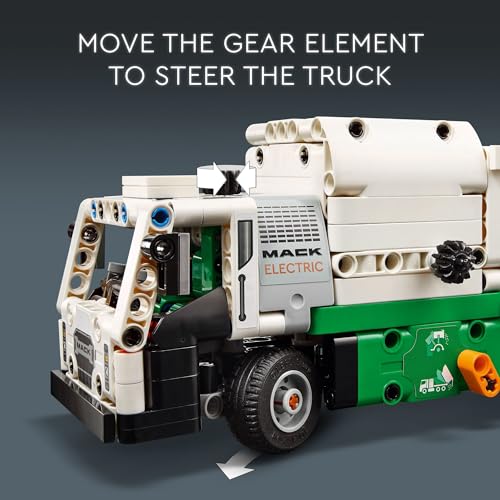 New LEGO Technic Mack LR Electric Garbage Truck Toy 42167