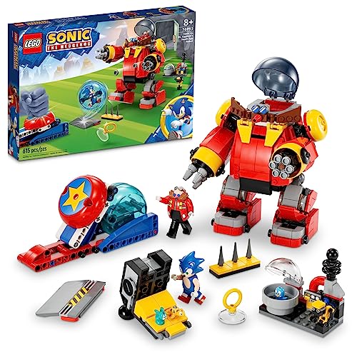 New LEGO Sonic The Hedgehog Sonic vs. Dr. Eggman’s Death Egg Robot Building Toy 76993