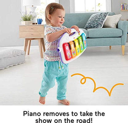 New Fisher-Price Baby Playmat Deluxe Kick & Play Piano Gym (Pink)