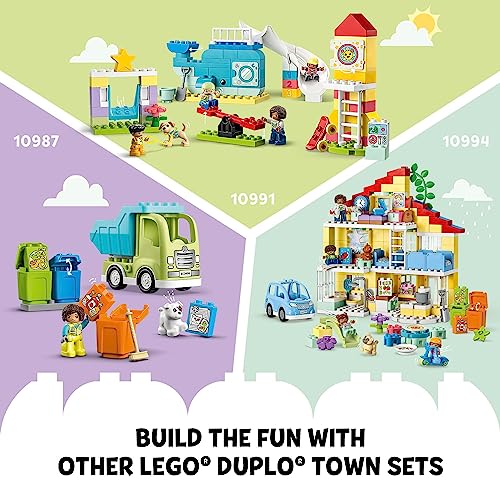 New LEGO DUPLO Town Bus Ride 10988 Educational STEM Building Toy Set for Preschool Kids