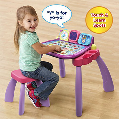 New VTech Touch & Learn Activity Desk (Frustration Free Packaging) - (Purple)