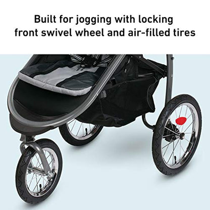 Graco FastAction Fold Jogger Travel System with SnugRide 35 Infant Car Seat (Gotham)