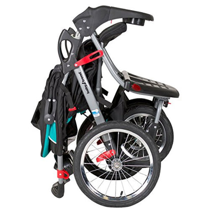 New Baby Trend Navigator Double Jogger Stroller, Tropic