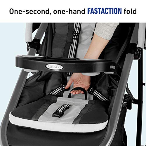 Graco FastAction Fold Jogger Travel System with SnugRide 35 Infant Car Seat (Gotham)