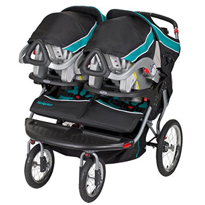 New Baby Trend Navigator Double Jogger Stroller, Tropic