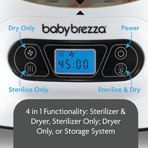 Baby Brezza Baby Bottle Sterilizer and Dryer Machine - Electric Steam Sterilization