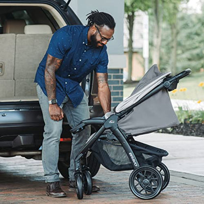 New Chicco Bravo LE Trio Travel System (Driftwood/Grey)