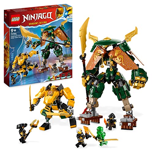 New LEGO NINJAGO Lloyd and Arin’s Ninja Team Mechs Building 71794