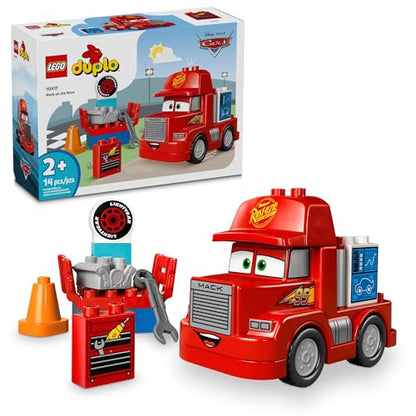 New LEGO DUPLO Disney and Pixar’s Cars Mack at The Race Construction Set 10417