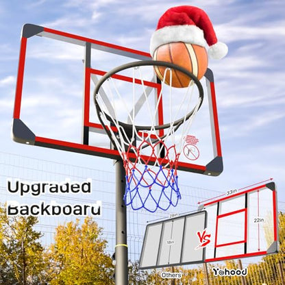 New Kids Basketball Hoop Outdoor (4.82-8.53ft Adjustable)