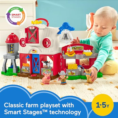 New Fisher-Price Little People Toddler Learning Toy Caring for Animals Farm Playset