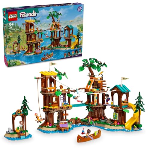 New LEGO Friends Adventure Camp Tree House Toy with Doll Accessories 42631