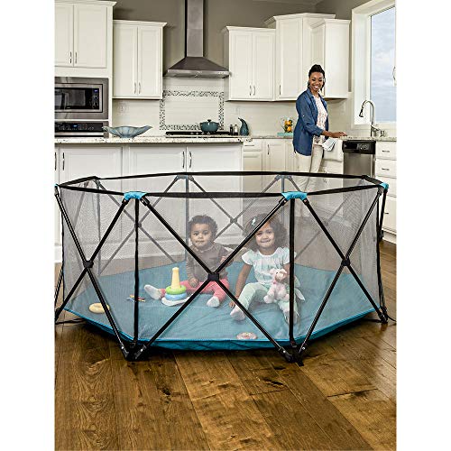 New Regalo My Play Deluxe Extra Large Portable Play Yard 8-Panel (Teal)