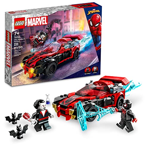 New LEGO Marvel Spider-Man Miles Morales vs. Morbius 76244