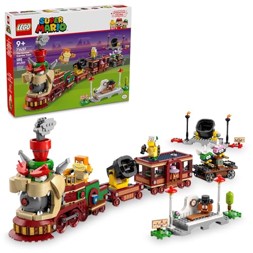 New LEGO Super Mario The Bowser Express Train Toy Playset 71437