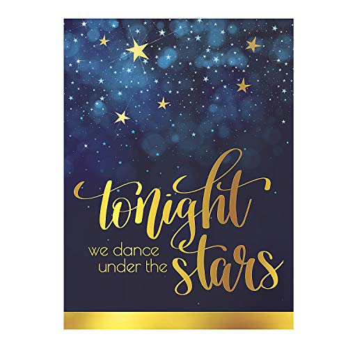 DANCE UNDER THE STARS SIGN - Party Decor - 1 Piece