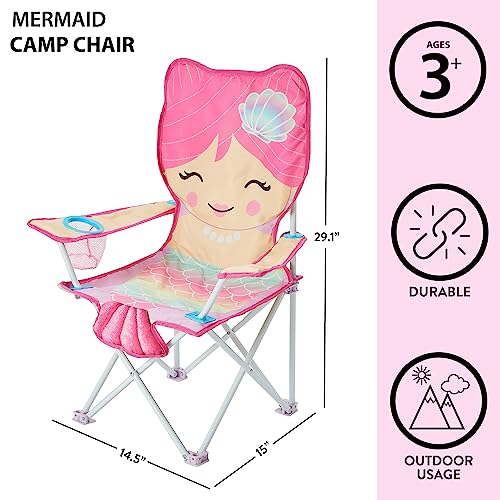 Heritage Kids Children's Figural Camp Chair (Mermaid)