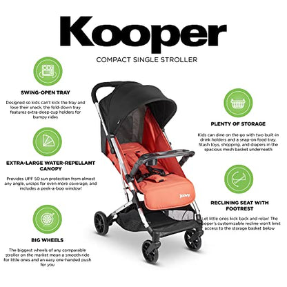 New Joovy Kooper Lightweight Baby Stroller (Paprika)
