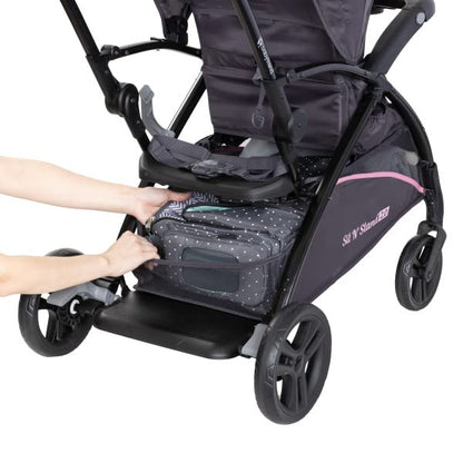 Baby Trend Sit N' Stand 2.0 – Convertible Double Stroller (Simply Pink)
