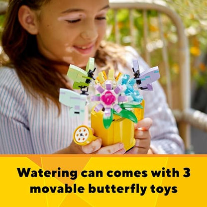 New LEGO Creator 3 in 1 Flowers in Watering Can Building Toy 31149