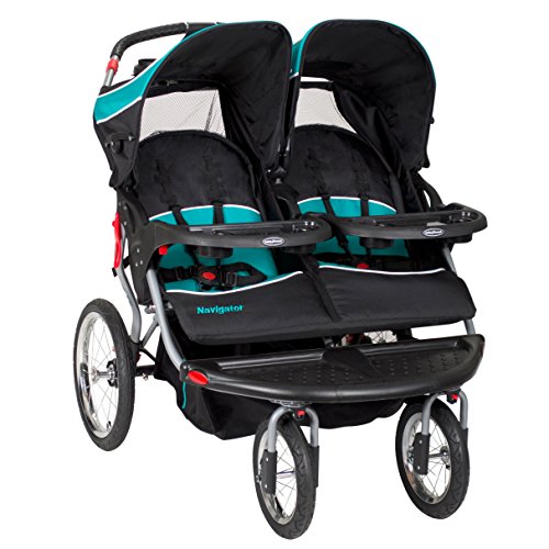 New Baby Trend Navigator Double Jogger Stroller, Tropic