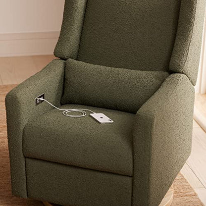 New Babyletto Kiwi Electronic Power Recliner and Swivel Glider with USB Port