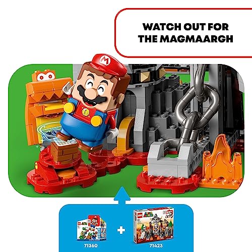 New LEGO Super Mario Dry Bowser Castle Battle Expansion Set