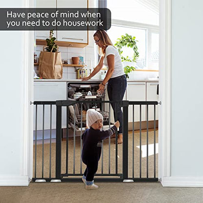 New Derson 29.93"-51.5" Extra Wide Baby Gate for Stairs and Doorways