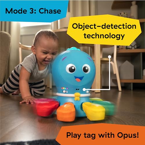 Baby Einstein Ocean Explorers Go Opus Go 4-in-1 Crawl & Chase Activity Learning Toy