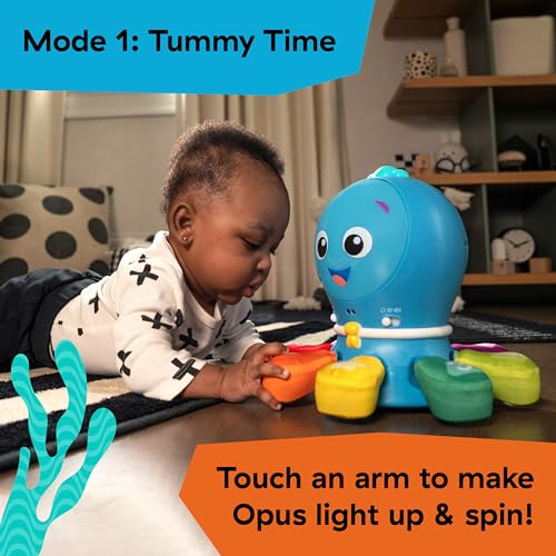 Baby Einstein Ocean Explorers Go Opus Go 4-in-1 Crawl & Chase Activity Learning Toy