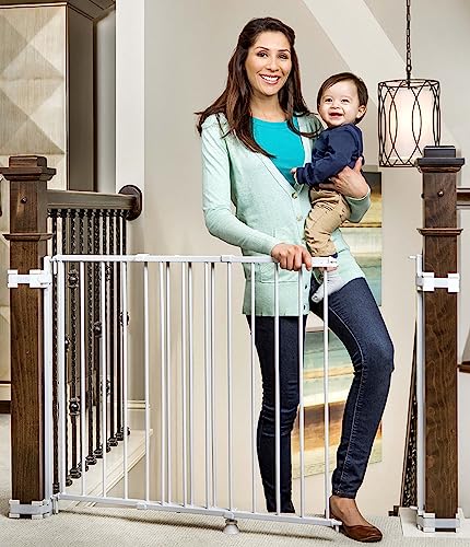 New Regalo 2-in-1 Stairway and Hallway Wall Mounted Baby Gate