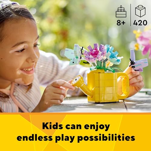 New LEGO Creator 3 in 1 Flowers in Watering Can Building Toy 31149