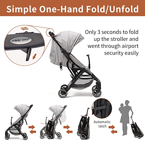 coolkids lightweight travel stroller