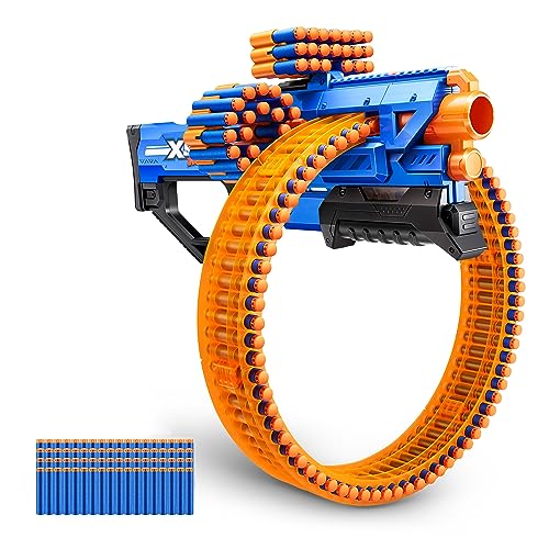 New X-Shot Insanity Mad Mega Barrel by ZURU with 72 Darts