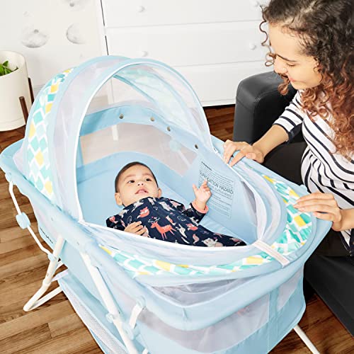 Dream On Me Karley Bassinet (Aqua)