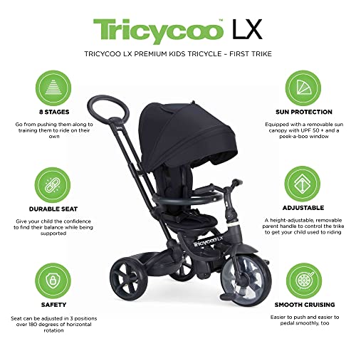 New Joovy Tricycoo LX Kid's Tricycle (Black)