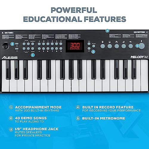 New Alesis Melody 32 – Electric Keyboard Digital Piano with 32 Keys