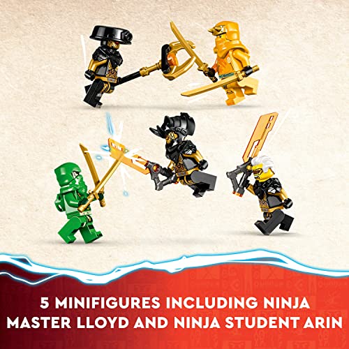 New LEGO NINJAGO Lloyd and Arin’s Ninja Team Mechs Building 71794