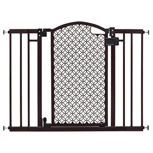 New Summer Infant Modern Home Walk-Thru Safety Pet and Baby Gate (Espresso)