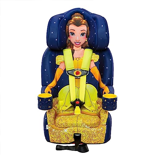 KidsEmbrace Disney Beauty and the Beast Belle 2-in-1 Forward-Facing Booster Car Seat