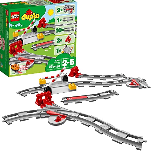 New LEGO DUPLO Town Train Tracks Expansion Set 10882 - Building Block Railway Toys