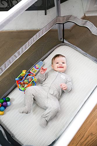 Joovy Coo Bassinet and Playpen with Storage (Gray)