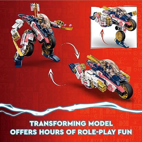 New LEGO NINJAGO Sora’s Transforming Mech Bike Racer 71792